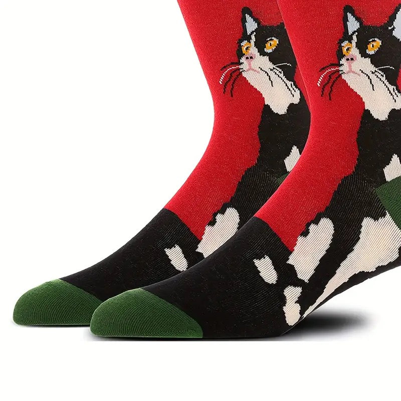 Tuxedo Cat Socks