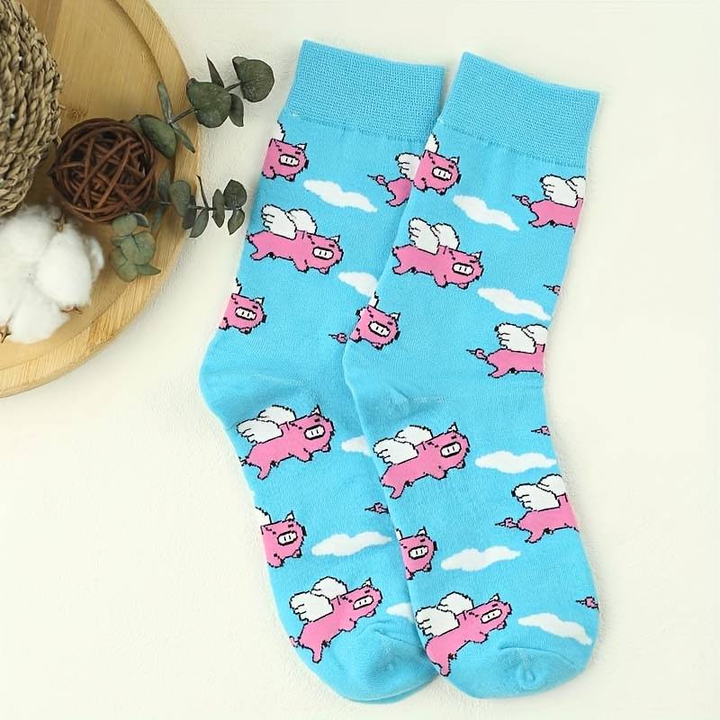 Flying Pig Socks