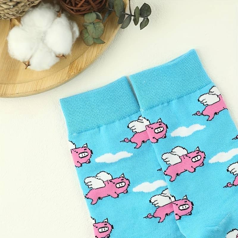 Flying Pig Socks