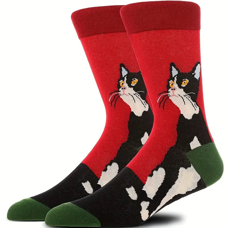 Tuxedo Cat Socks