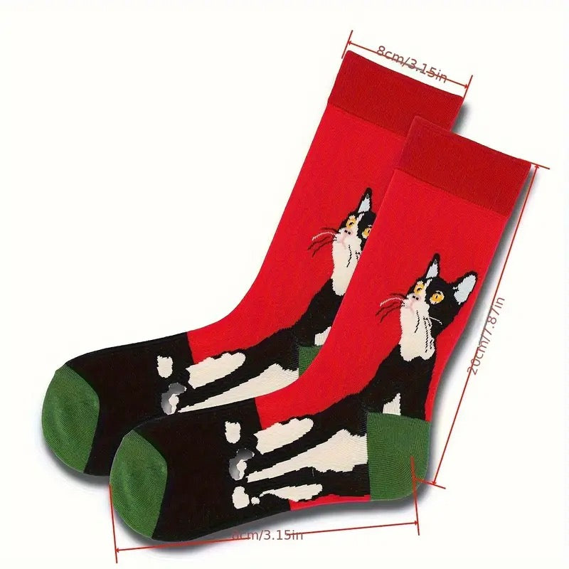 Tuxedo Cat Socks