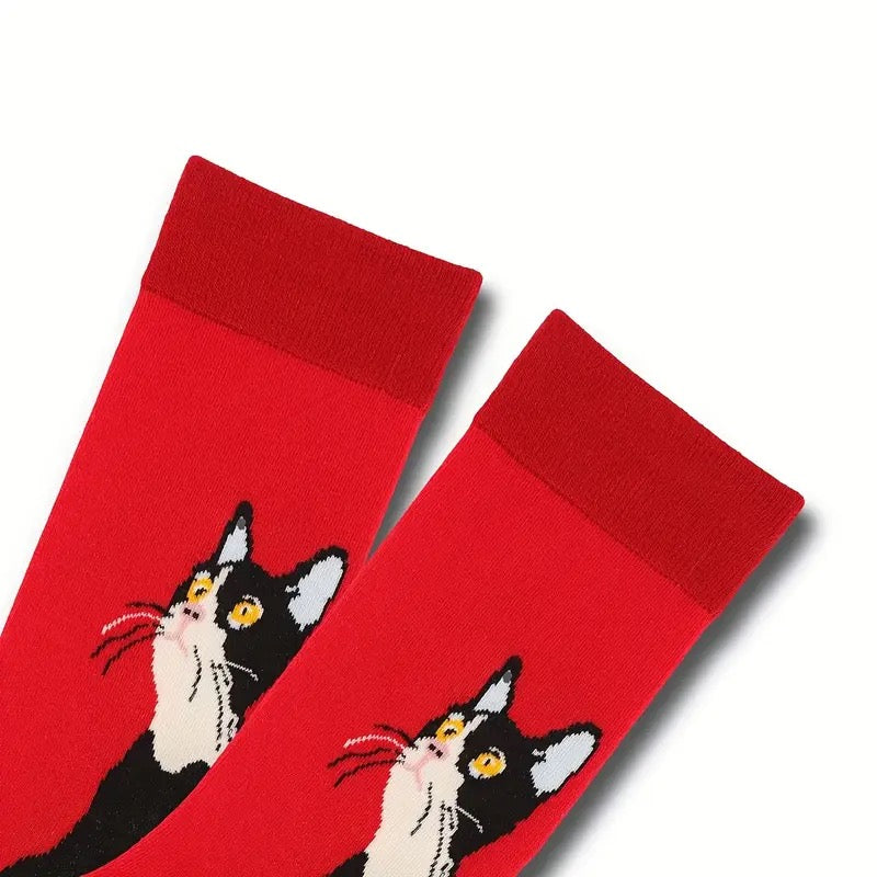 Tuxedo Cat Socks