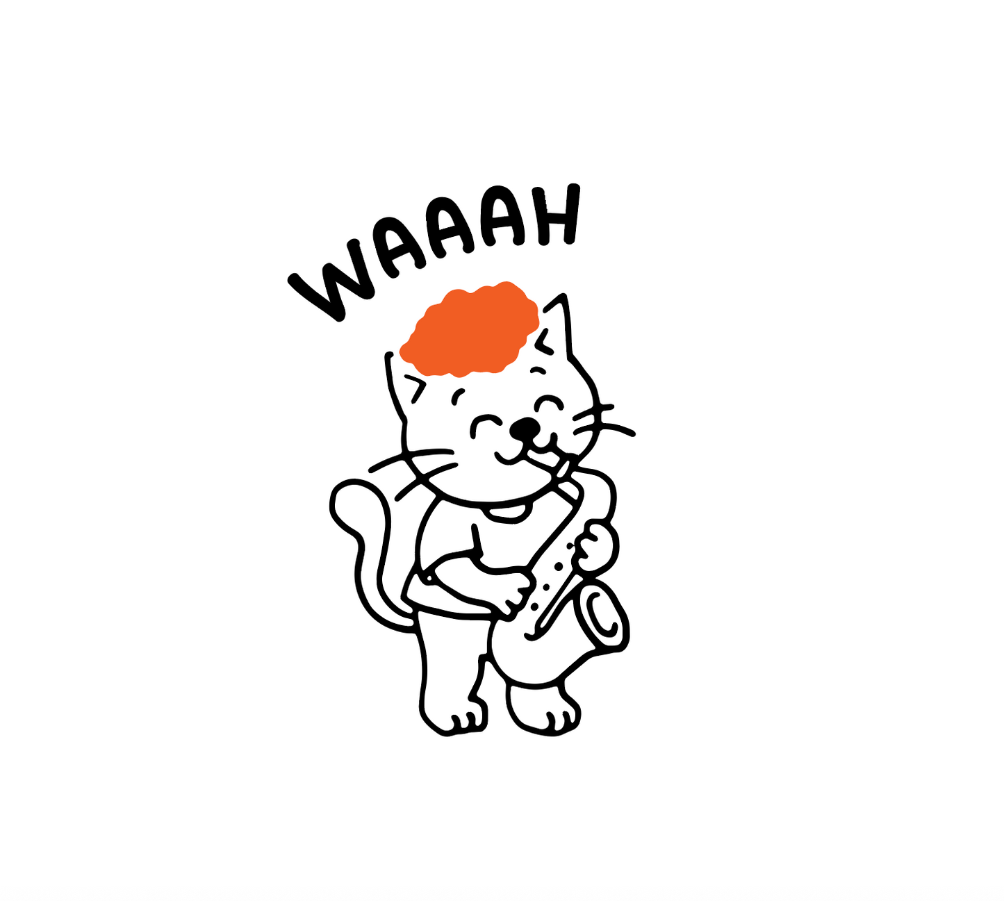 CAT WITH SAXOPHONE Sour Melons X Stackwave