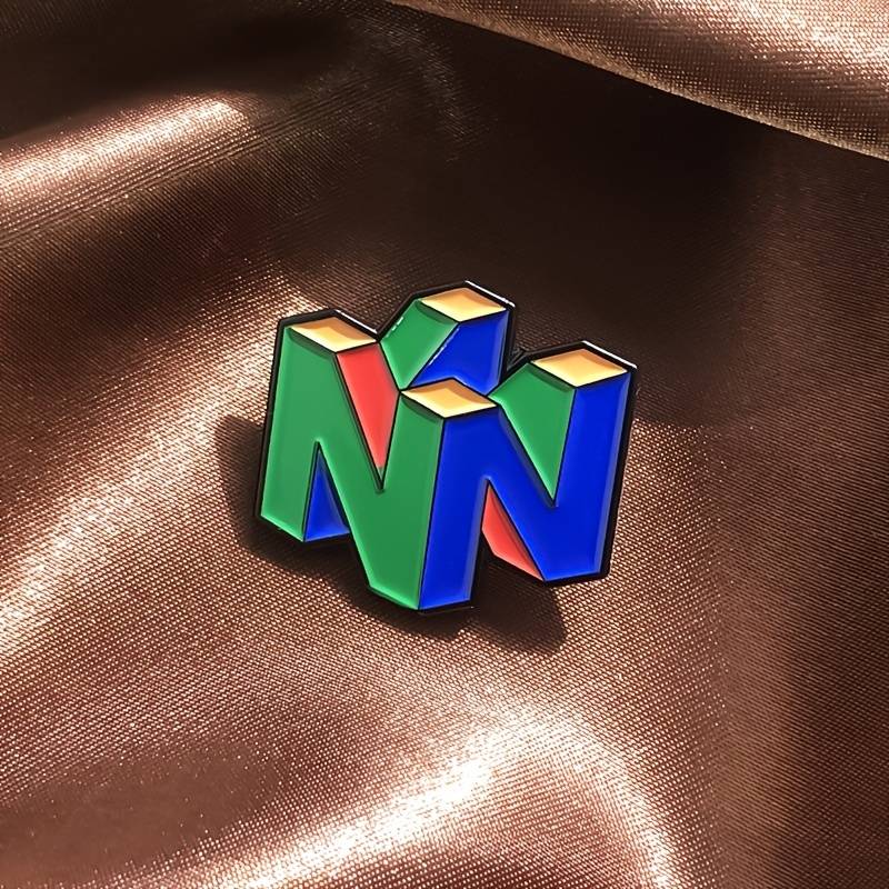 N Retro Game pin