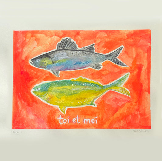 TOI ET MOI Fish Illustration